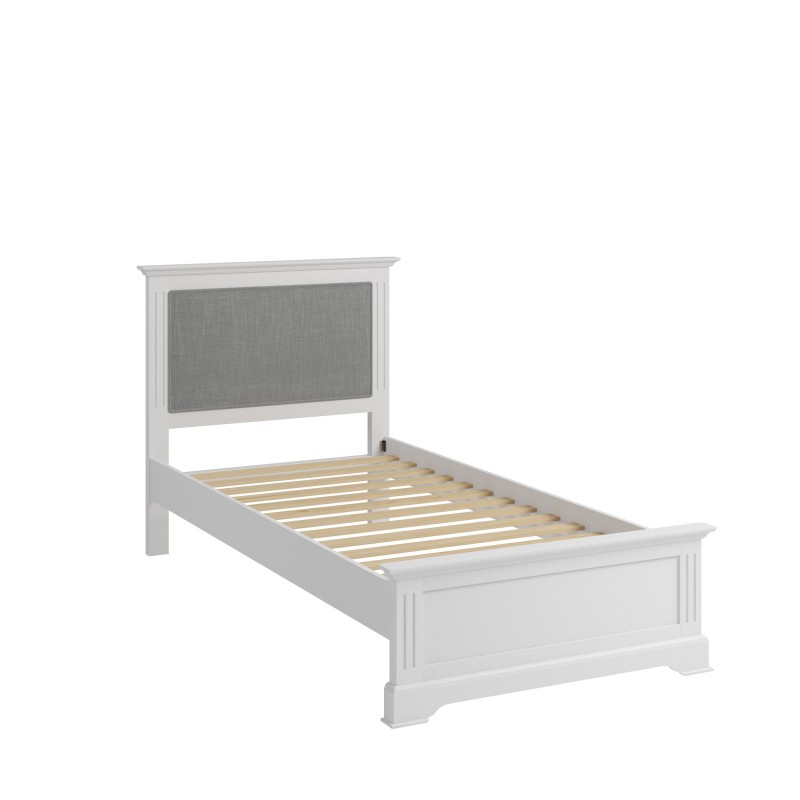 DC BP Single Bed Frame Classic White